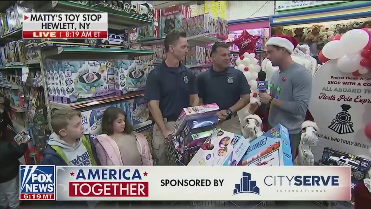 Matty's Toy Stop hosts annual 'Shop with a Cop' event