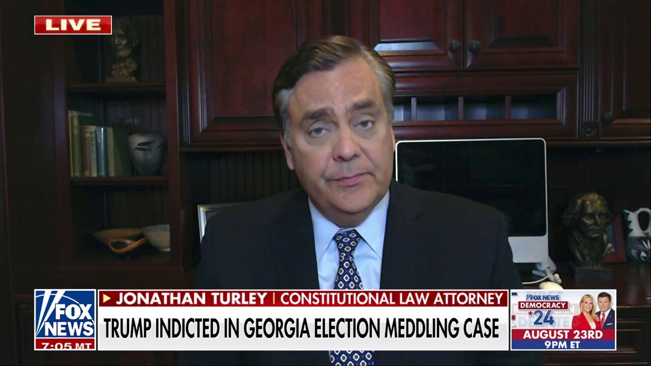 Trump’s Georgia indictment is ‘excessive,’ ‘dangerous’: Jonathan Turley