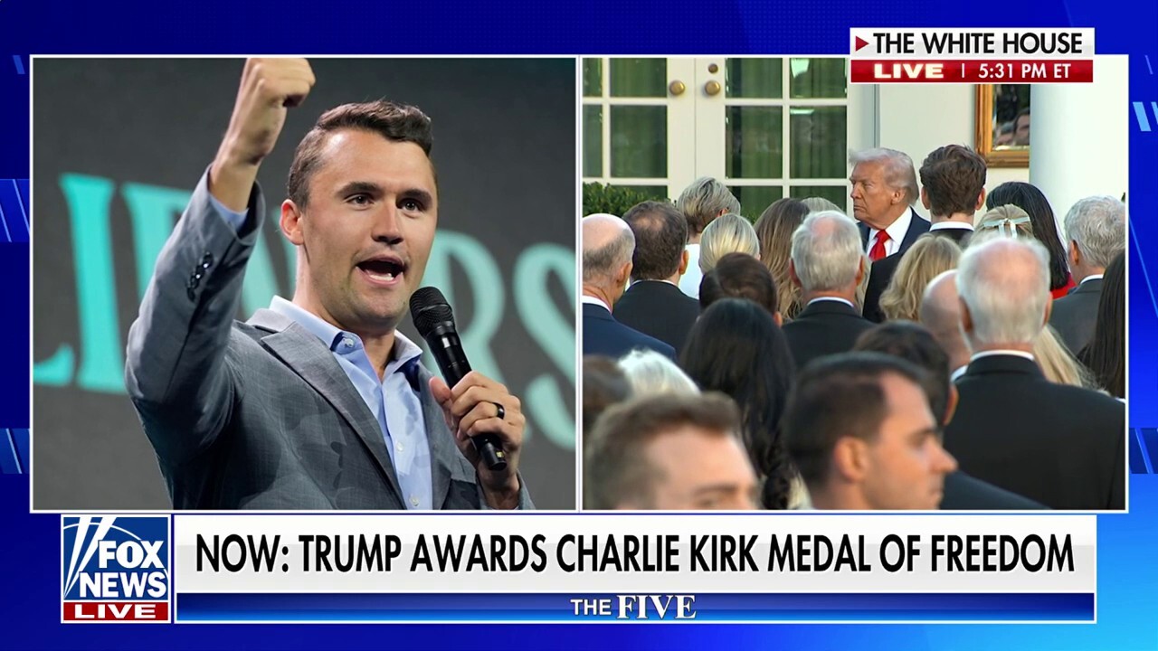 ‘ETERNAL ROSTER’: ‘The Five’ discusses Charlie Kirk’s Medal of Freedom