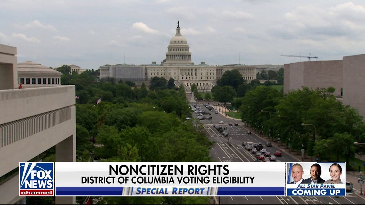 Fox News senior congressional correspondent reports on the District of Columbia voting eligibility rules on 'Special Report.'
