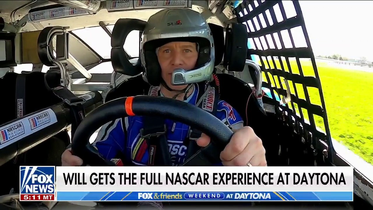 Will Cain hits the track to get the full NASCAR experience at Daytona Fox News Video
