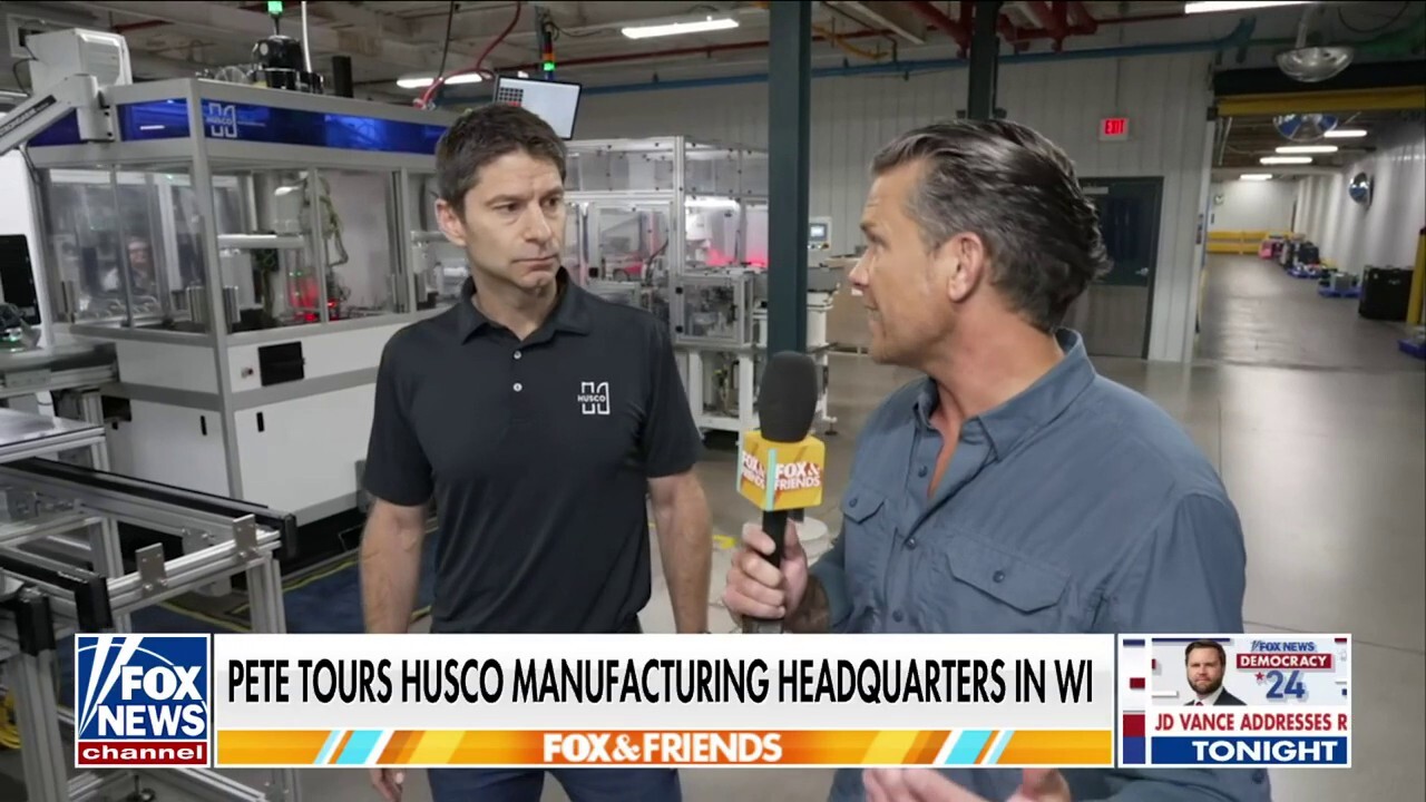 ‘Fox & Friends Weekend’ co-host Pete Hegseth tours Husco headquarters in Wisconsin to discuss some of the challenges that American manufacturers are facing.