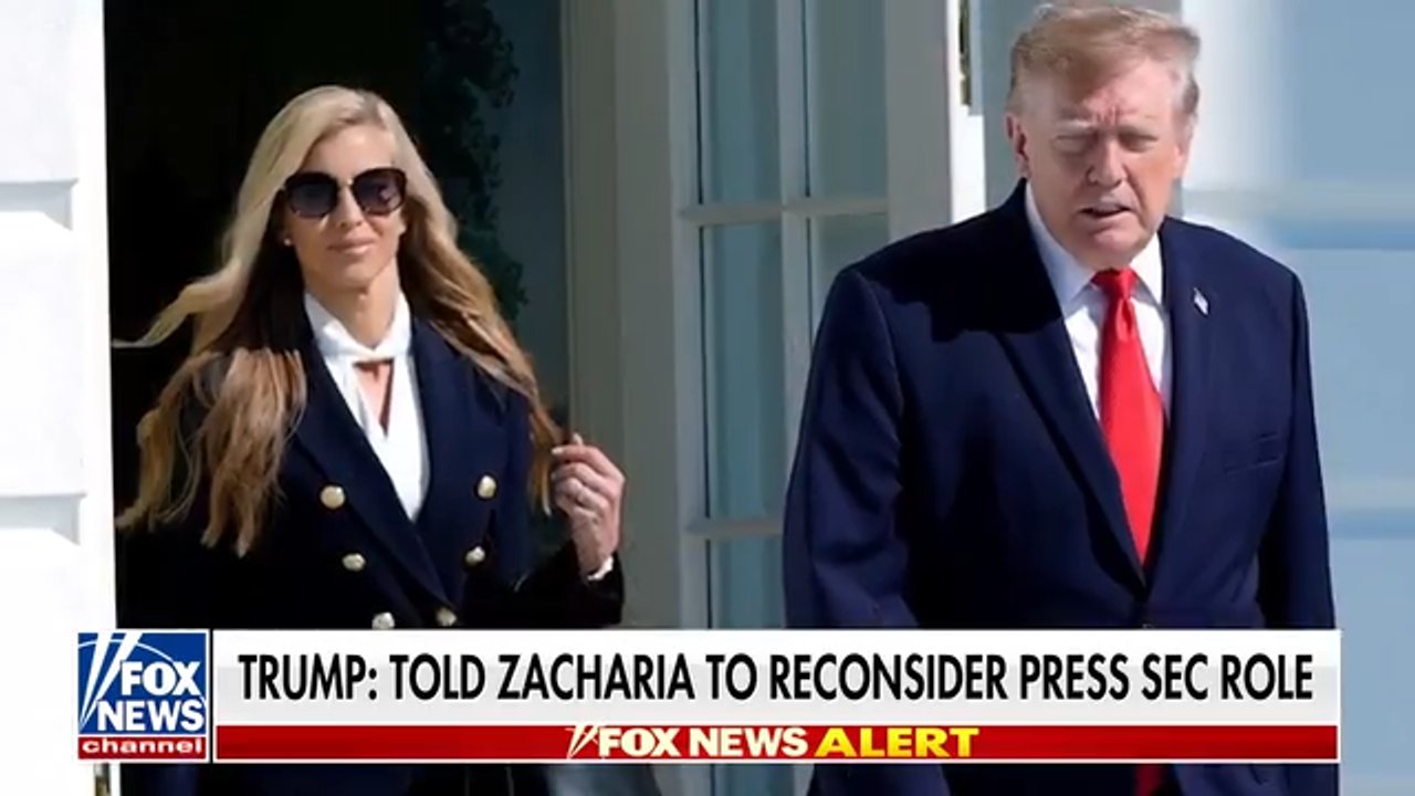 Trump: There is 'no rush' to name new press secretary
