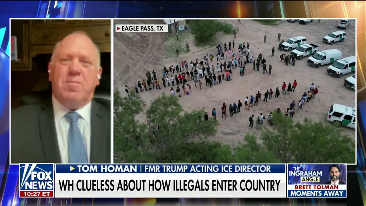 Tom Homan: White House should care about Americans, migrants suffering because of open border