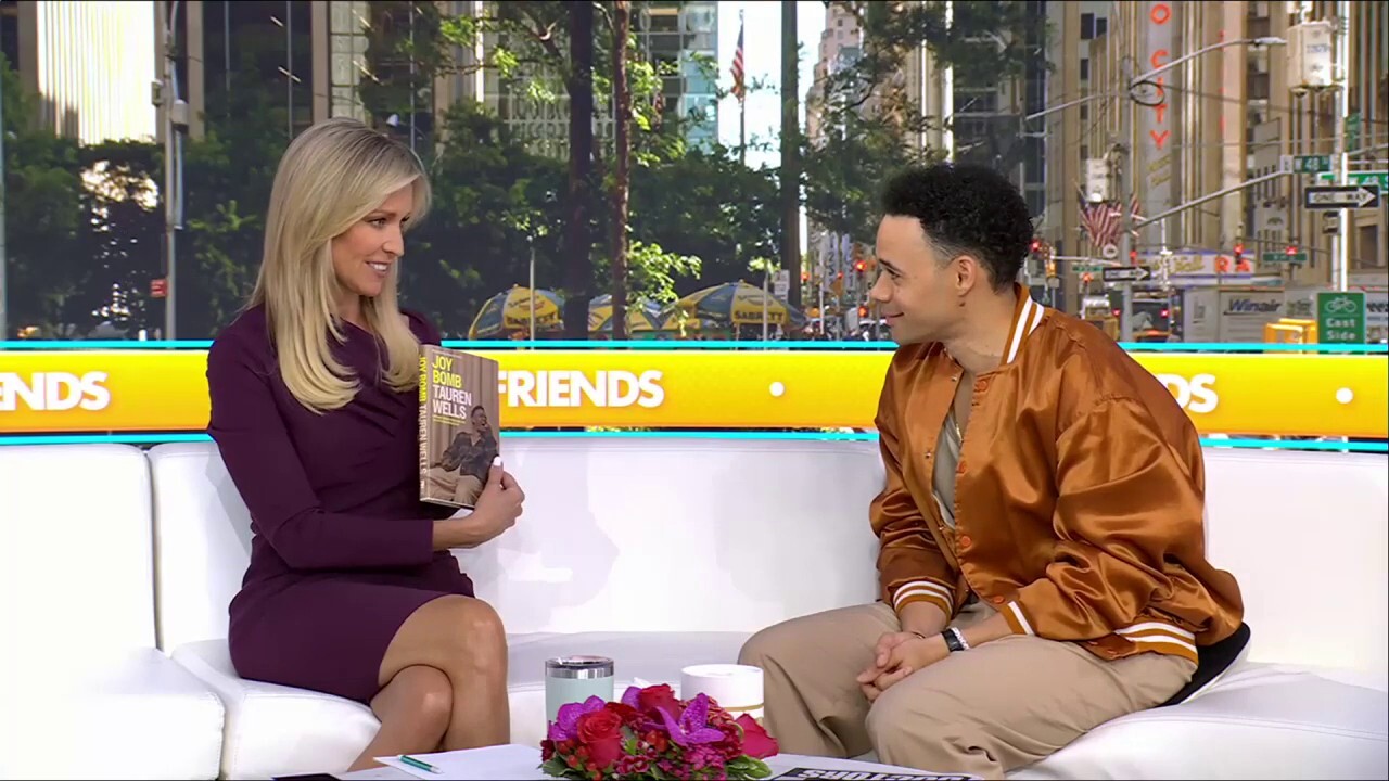 Platinum-selling recording artist Pastor Tauren Wells joins 'Fox & Friends' to preview his new book, 'Joy Bomb,' sharing his path to personal growth while using his platform to inspire others to embrace joy and faith.