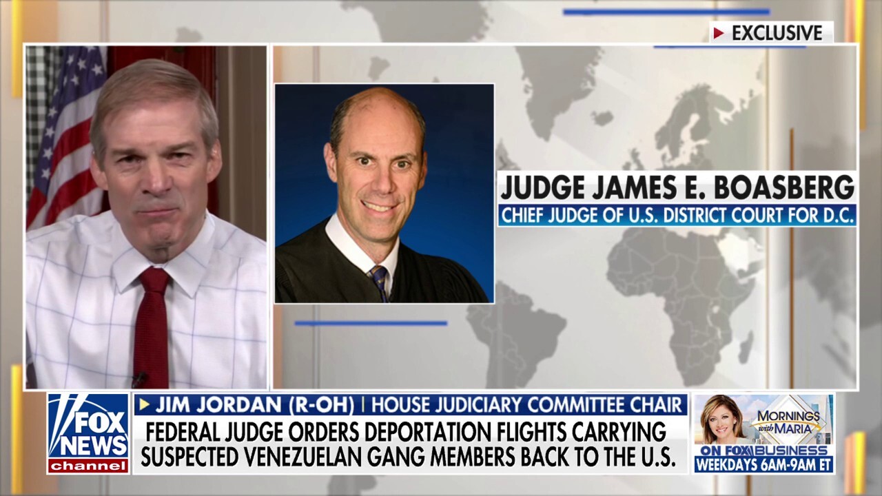 Rep. Jim Jordan says federal judge who ruled against Trump deportation flights ‘makes no sense’