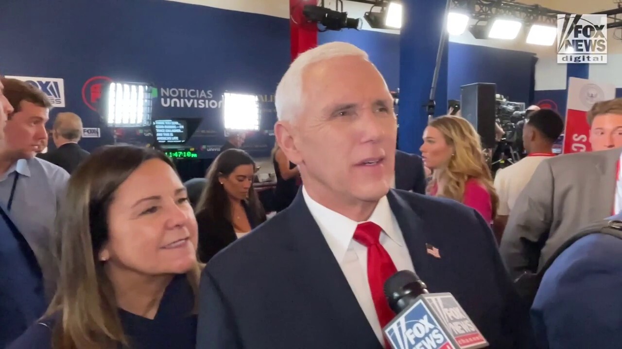 Mike Pence on his ‘sleeping with a teacher’ debate moment tells Fox News he and his wife are 'a team...i coudn't do it without her'