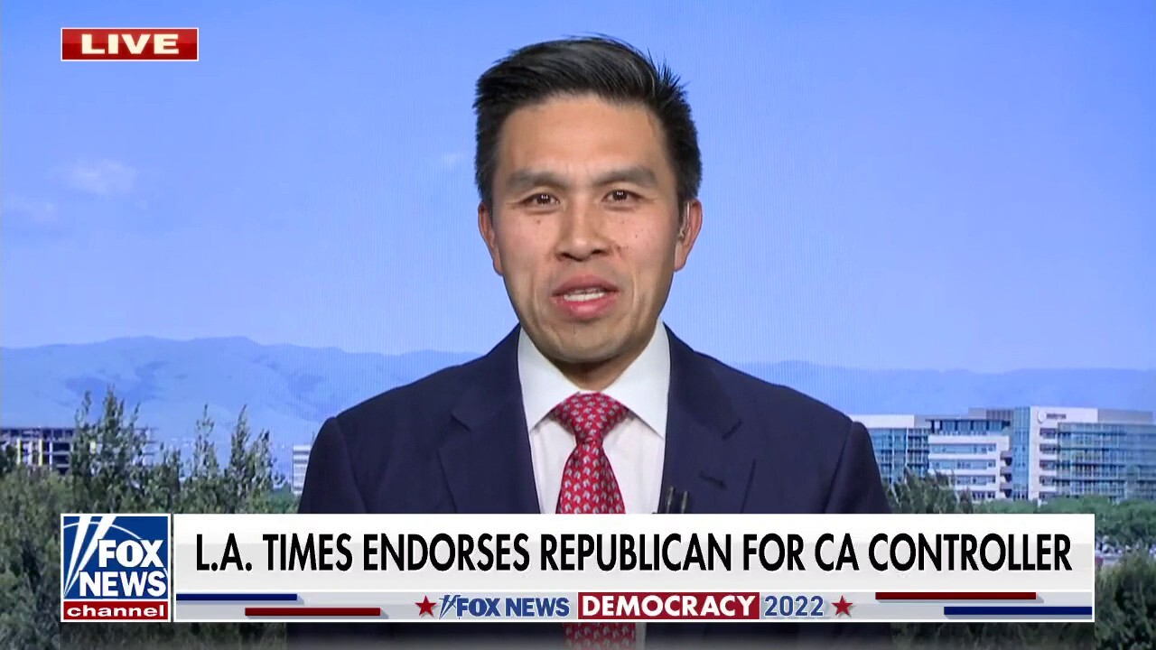 GOP candidate reacts to surprise LA Times endorsement for California