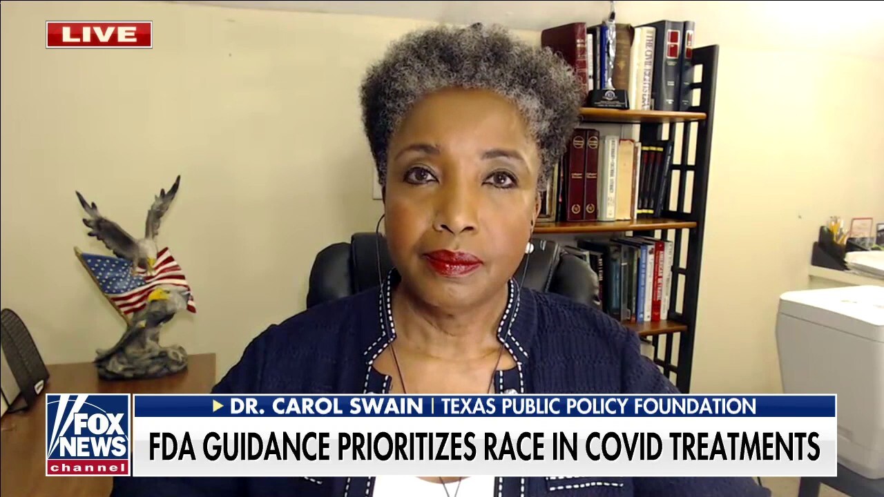 Dr. Carol Swain on using race as a factor in treating COVID: 'This harkens back to an America we all rejected