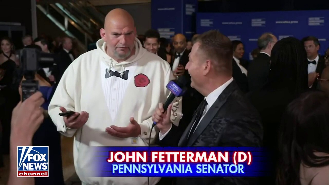 Jimmy Interviews Senator Fetterman At The WH Correspondents' Dinner 