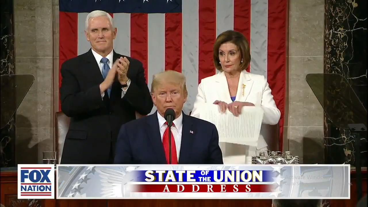 SHOCKED: Panel reacts live to Nancy Pelosi tearing Trump's SOTU speech