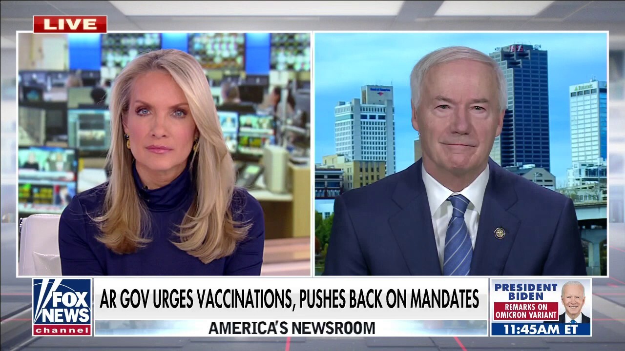 Arkansas governor explains why he opposes vaccine mandates 