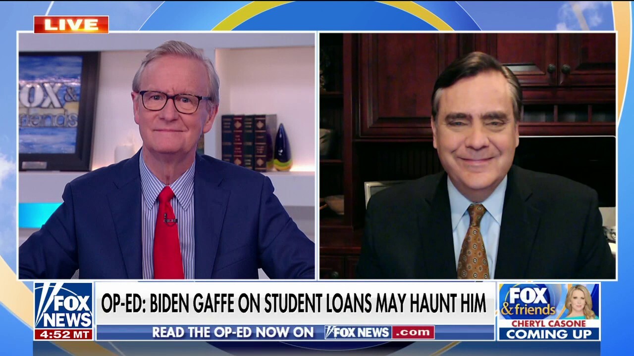 Jonathan Turley: Biden's latest gaffe may come back to 'haunt' him