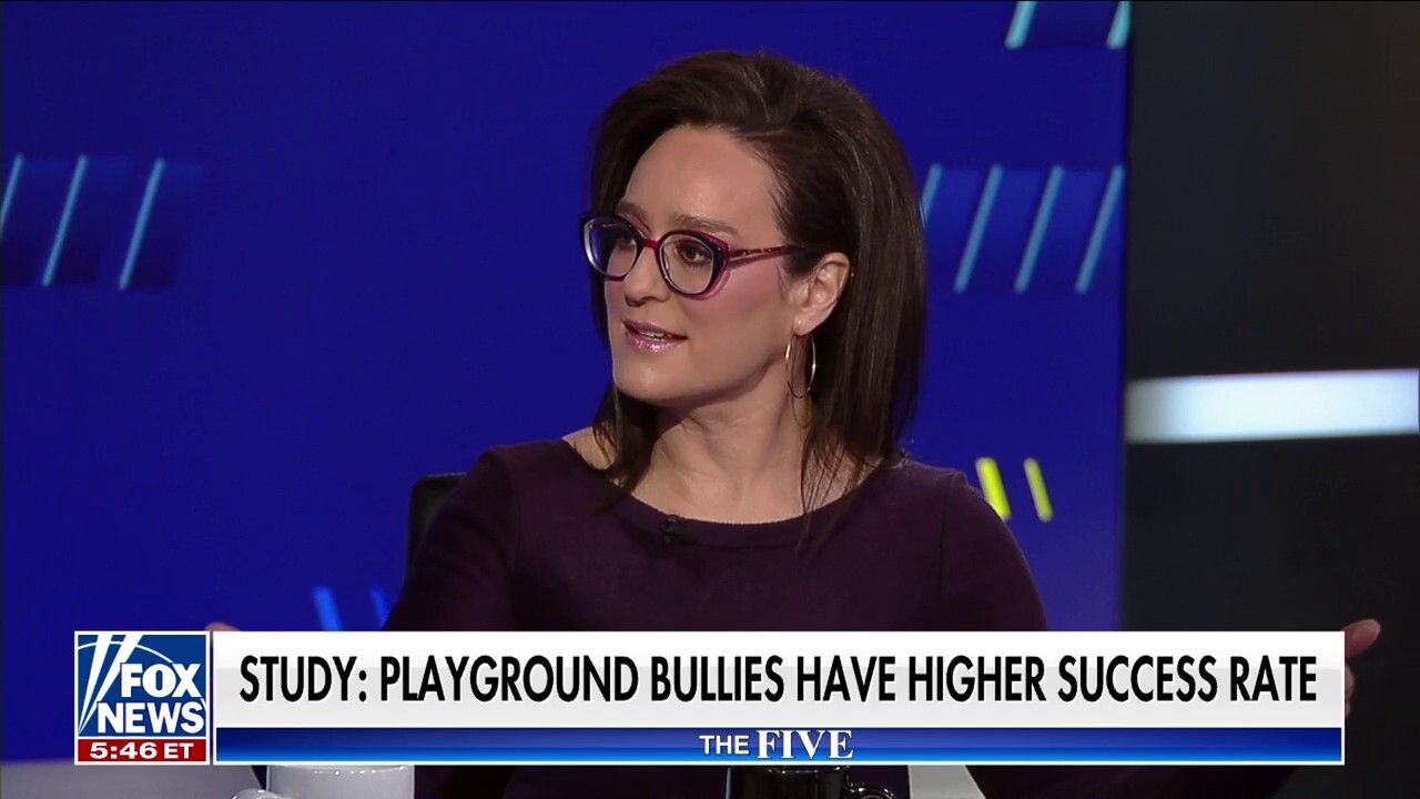 'The Five' co-hosts react to a study that shows playground bullies have a higher success rate later in life.