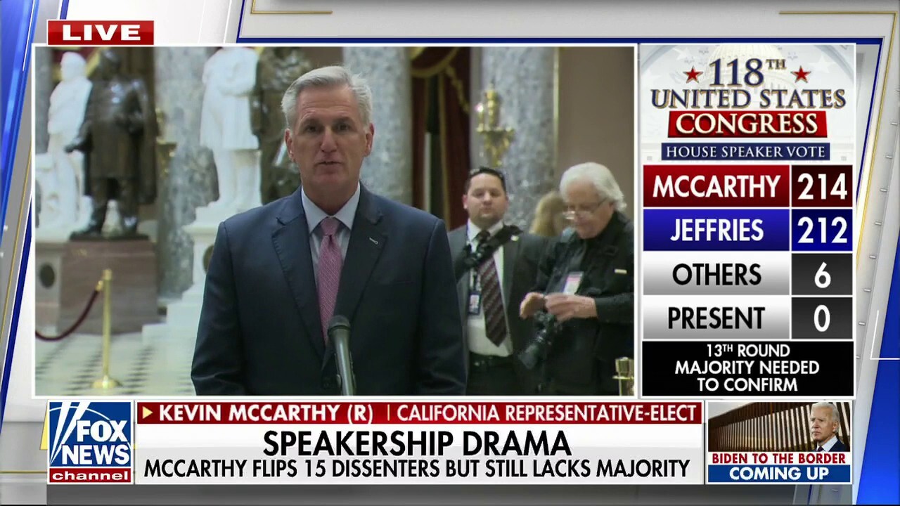 Kevin McCarthy gains 15 votes from adversaries in House speaker bid
