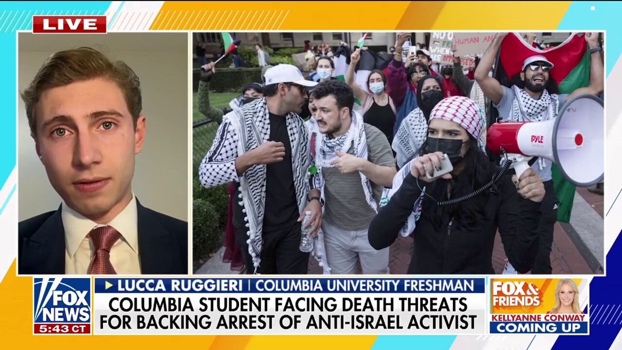 Columbia University student says death threats reinforce decision to speak out on Palestinian protester