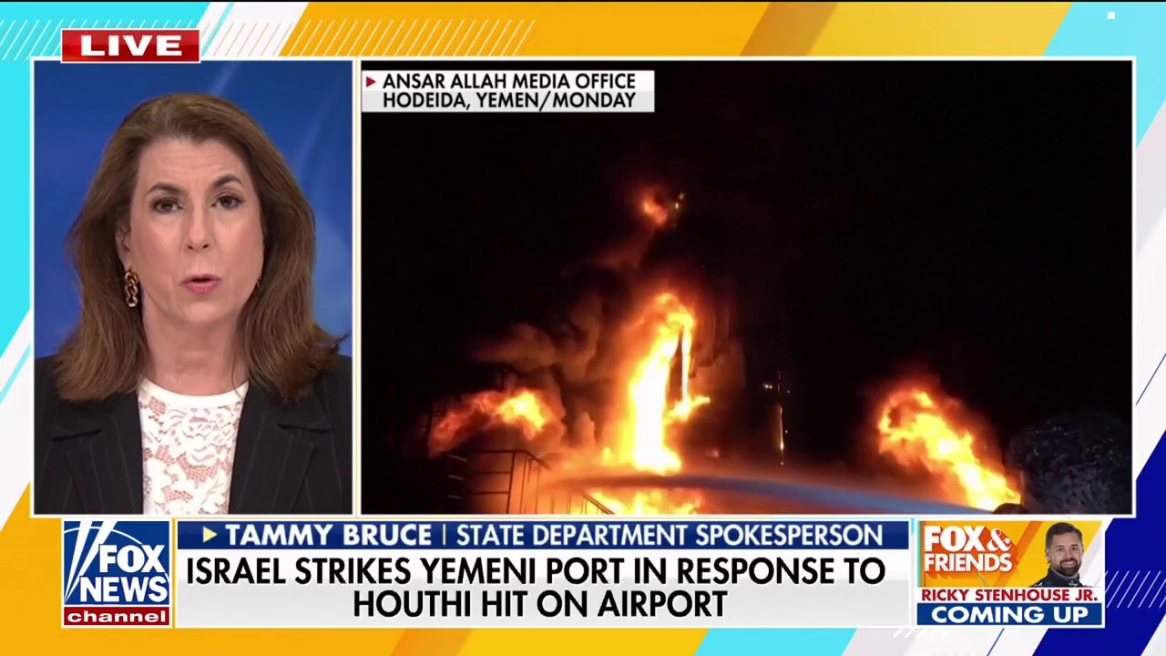 State Department condemns Houthis as Israel strikes port city: 'We intend to stop them'