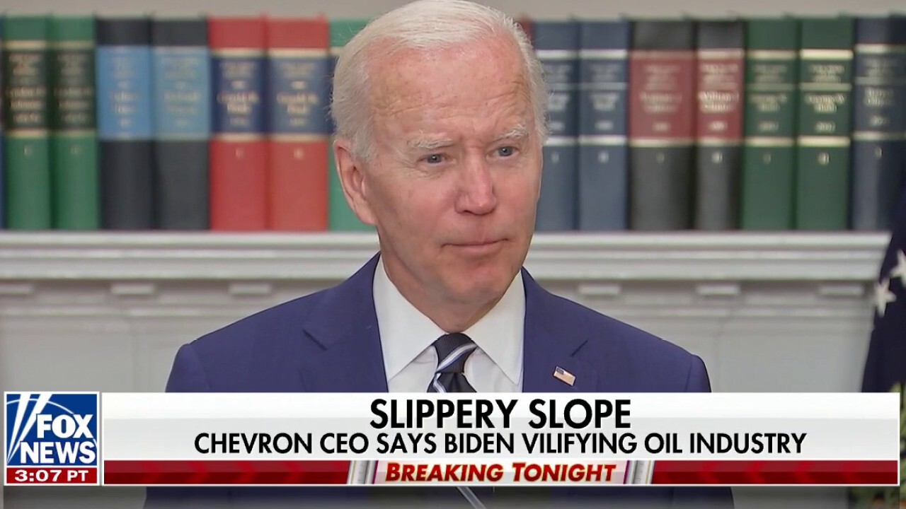Big oil execs fire back at Biden for vilifying the energy industry