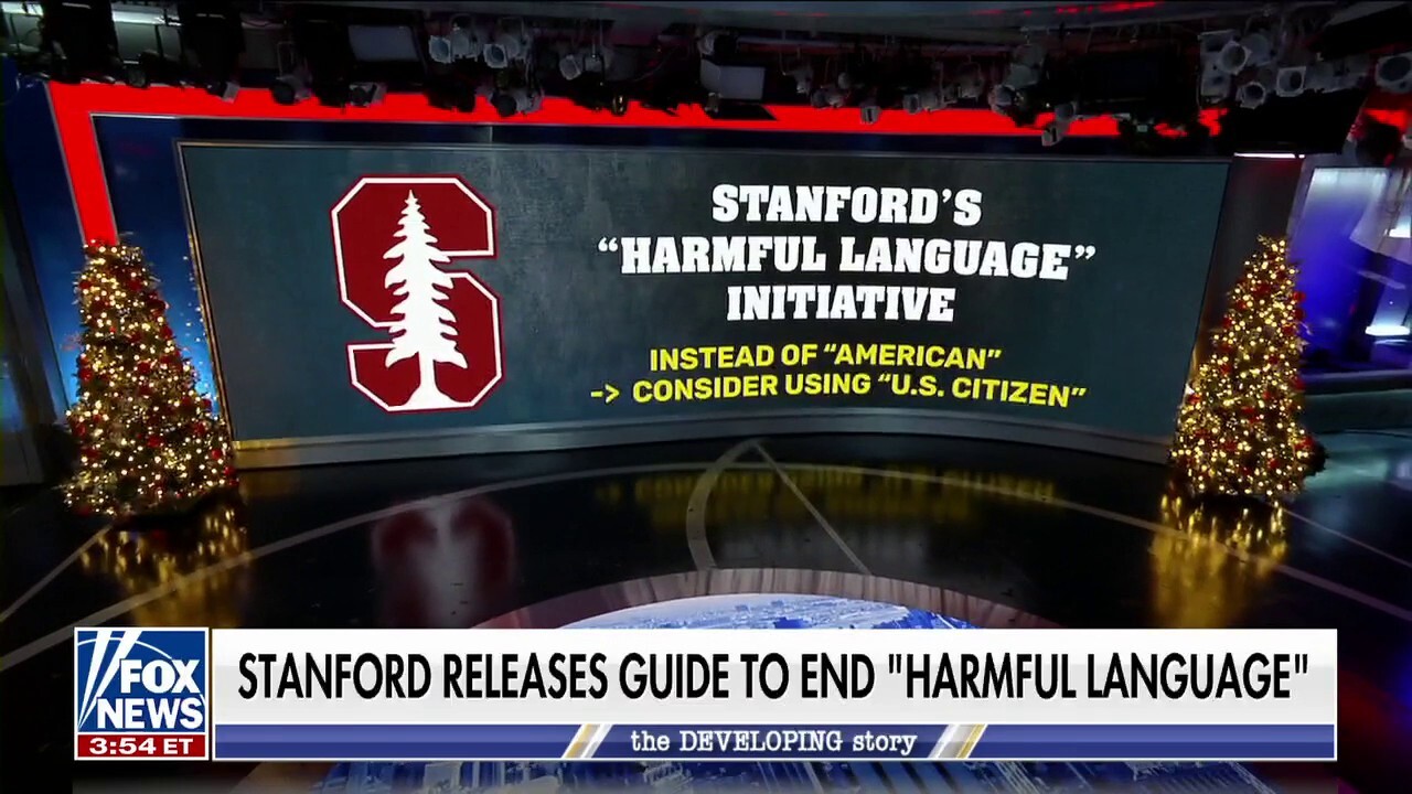 Stanford includes 'American' among 'harmful' terms