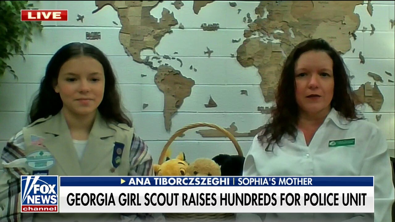 Georgia Girl Scout raises money for police K-9 unit, earning her silver badge