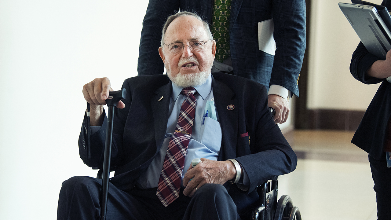 Rep. Don Young lies in state at the U.S. Capitol