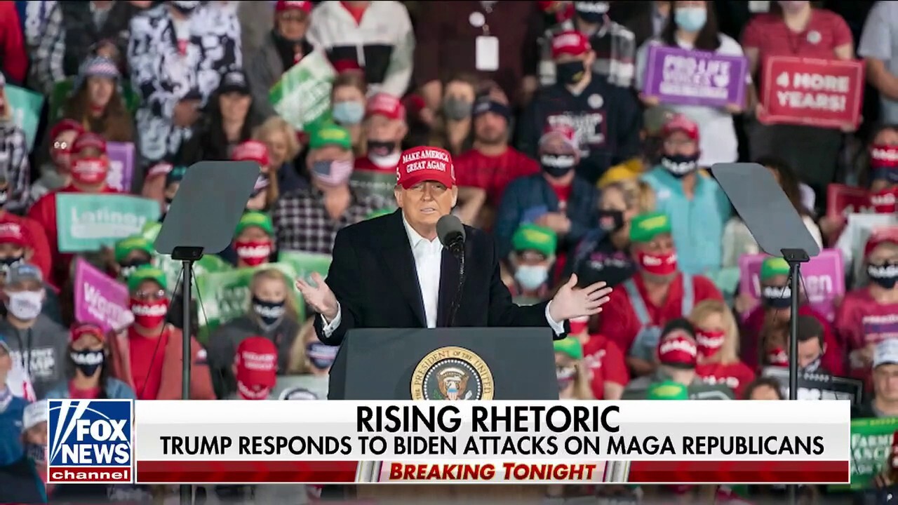 Trump responds to Biden's attack on MAGA Republicans