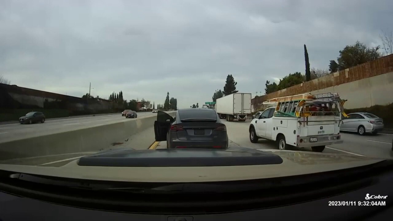 California Tesla driver suspected in road rage attack arrested