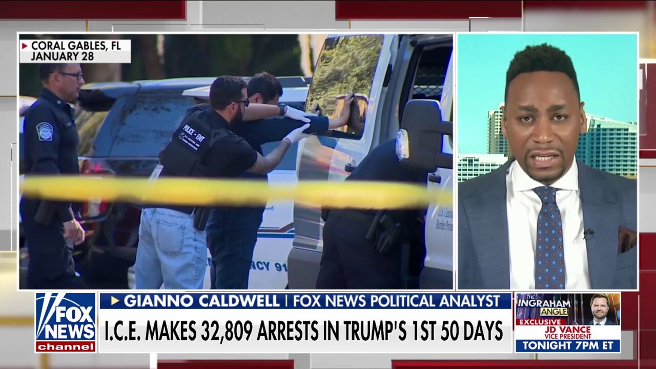 Fox News political analyst Gianno Caldwell joined 'The Faulkner Focus' to discuss the migrant surge under the Biden administration and the need to hold elected officials accountable who provide sanctuary for illegal immigrants.?