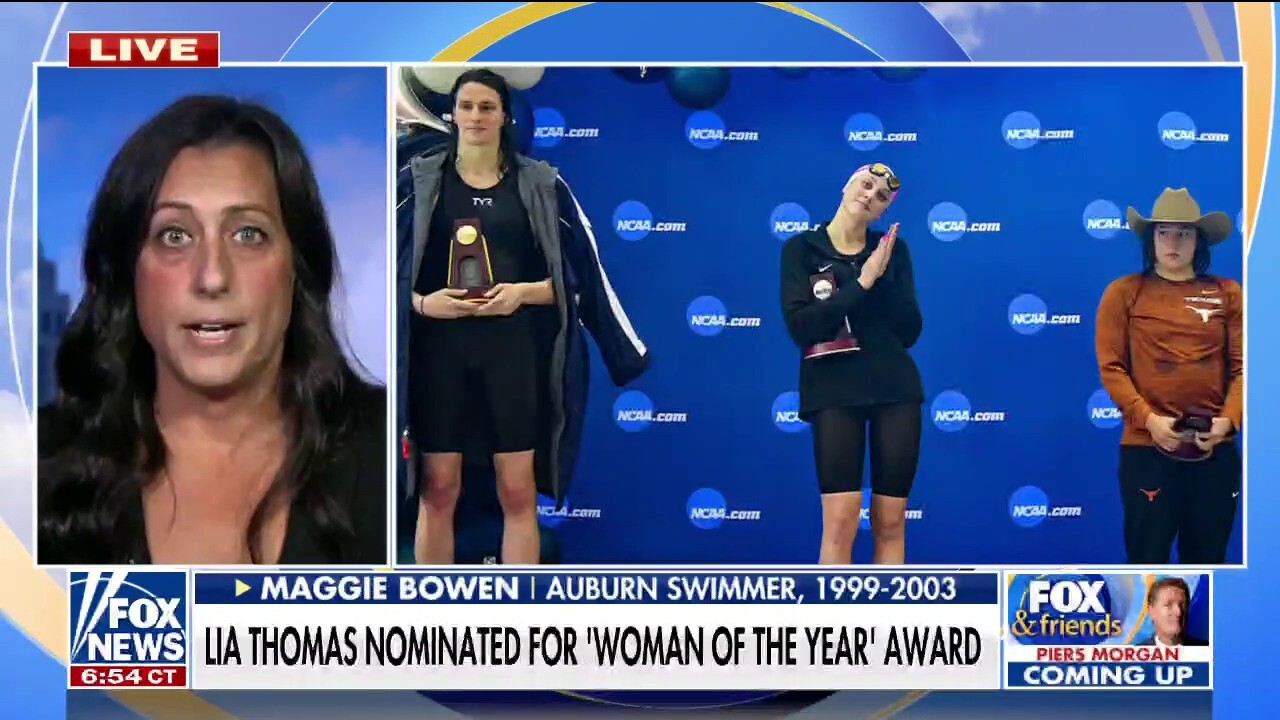 Former Auburn swimmer says Lia Thomas' 'Woman of the Year' nomination is 'disappointing'