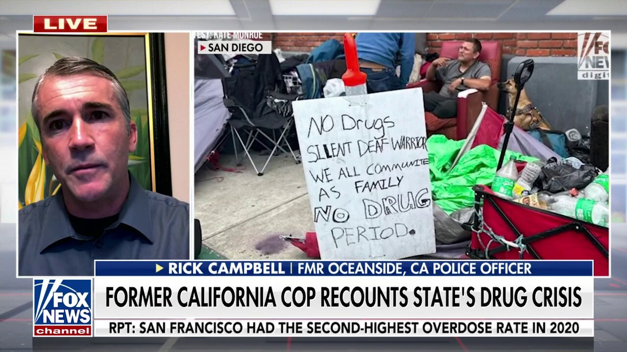 Former California police officer details state's massive drug crisis