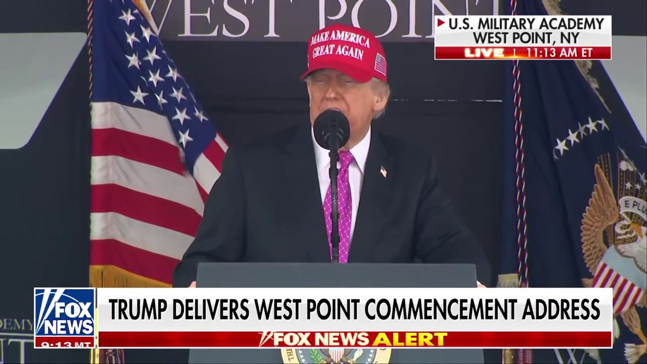  Trump urges graduating cadets to ‘win, win, win’ during his West Point commencement speech