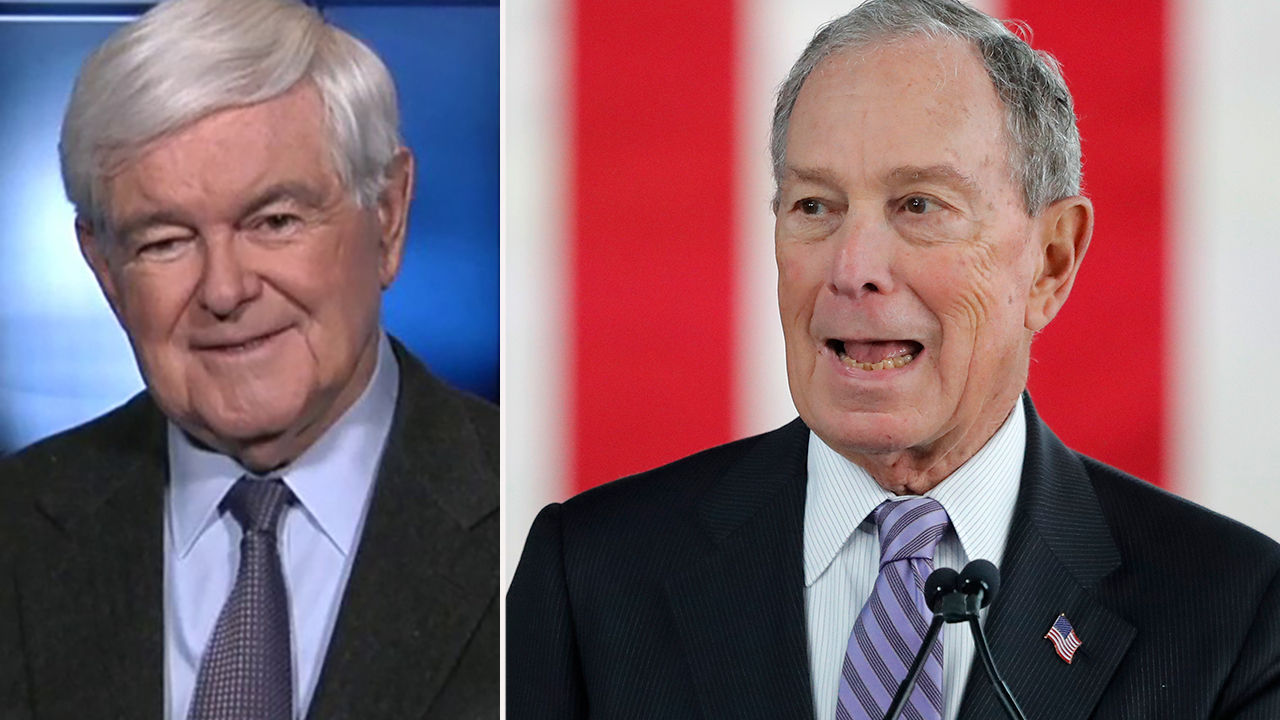 Gingrich on Bloomberg's dramatic rise to the Democrat debate stage 