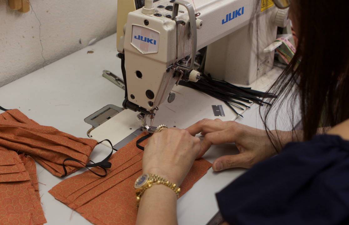 Exclusive: Local seamstress makes critical face masks for frontline workers