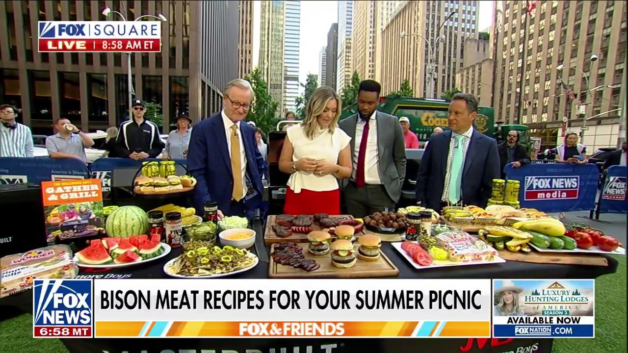 Fox News contributor Katie Pavlich returns with bison meat to use for summer recipes from Champion Ranch in Texas.
