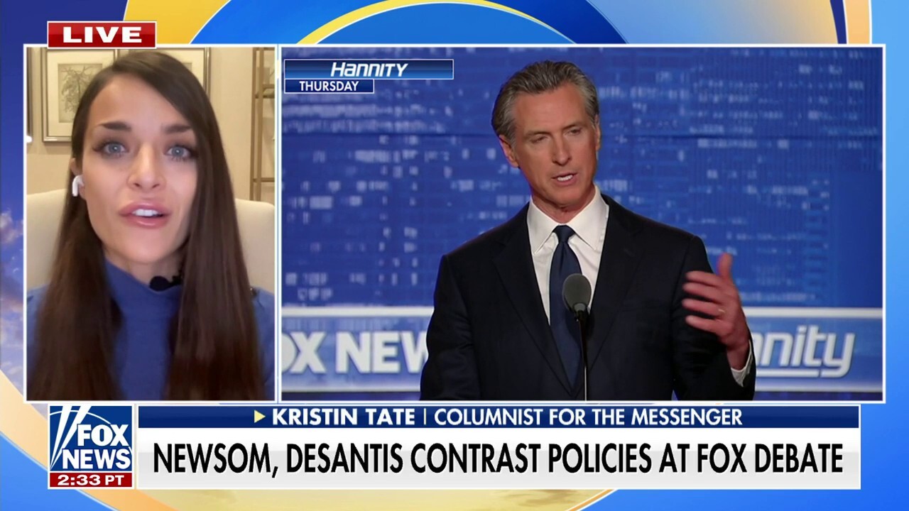 Gavin Newsom had 'off-putting' debate performance with Ron DeSantis: Kristin Tate