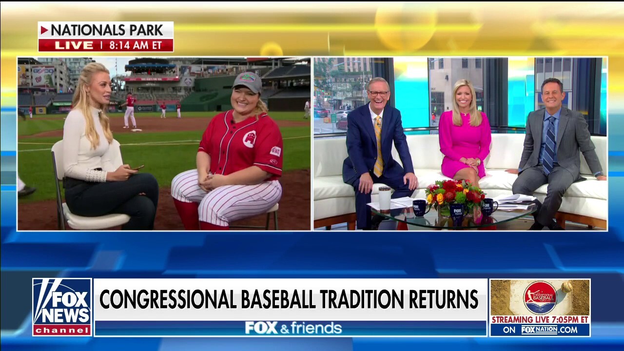 Rep. Cammack plays in Congressional Baseball Game for first time