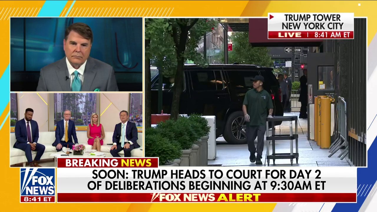 Fox News legal analyst Gregg Jarrett discusses the details of Trump's criminal trial in New York as jurors are set to begin their second day of deliberations.