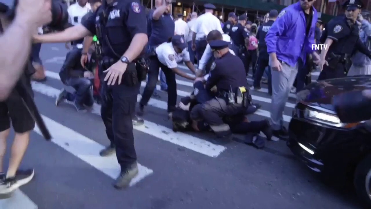 Bloodied protesters demonstrating after Jordan Neely death arrested by cops