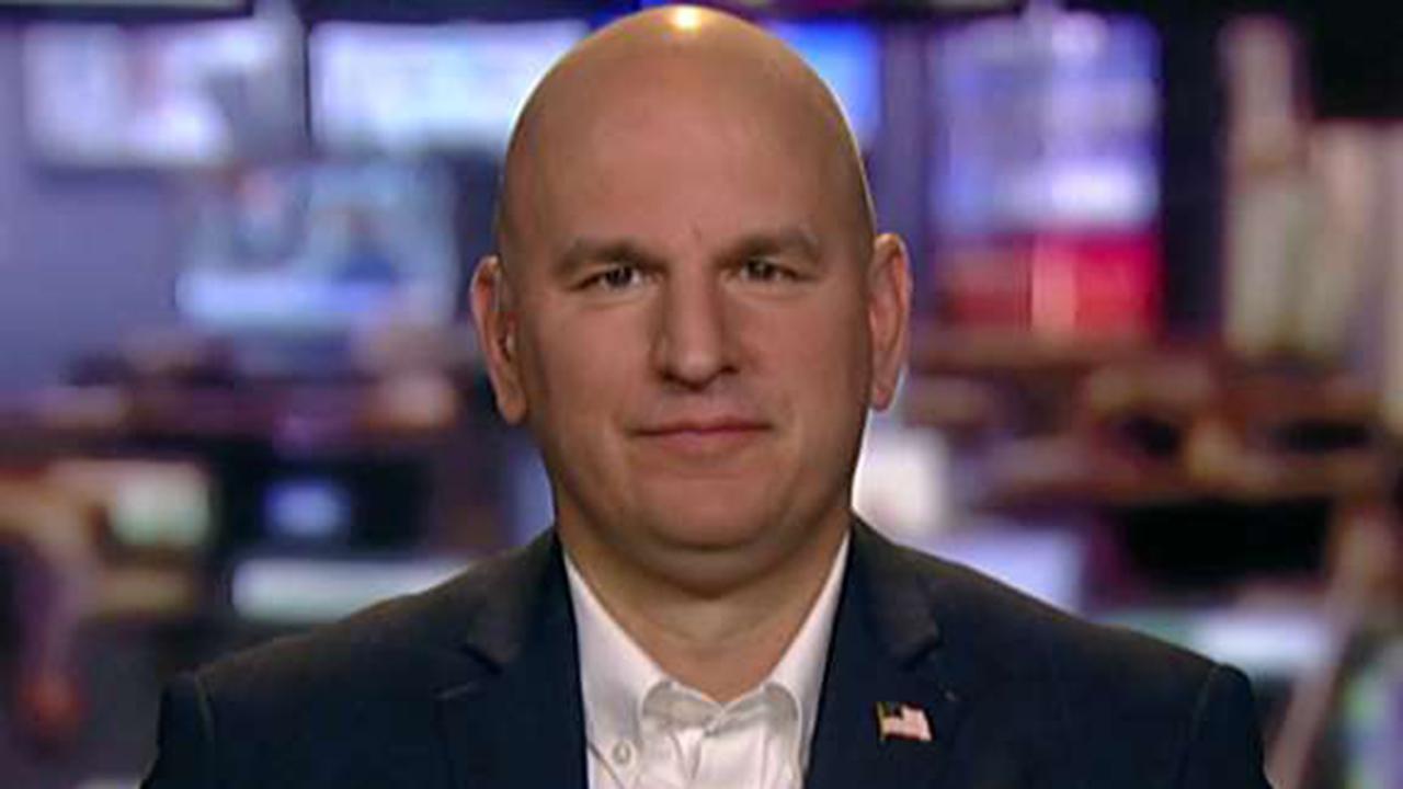 National Border Patrol Council President Brandon Judd gets high praise from President Trump at the White House