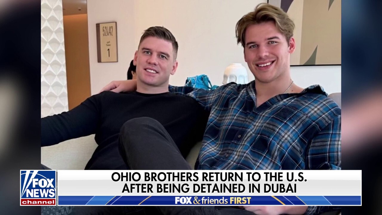 American brothers drugged, detained in Dubai return home with help from JD Vance