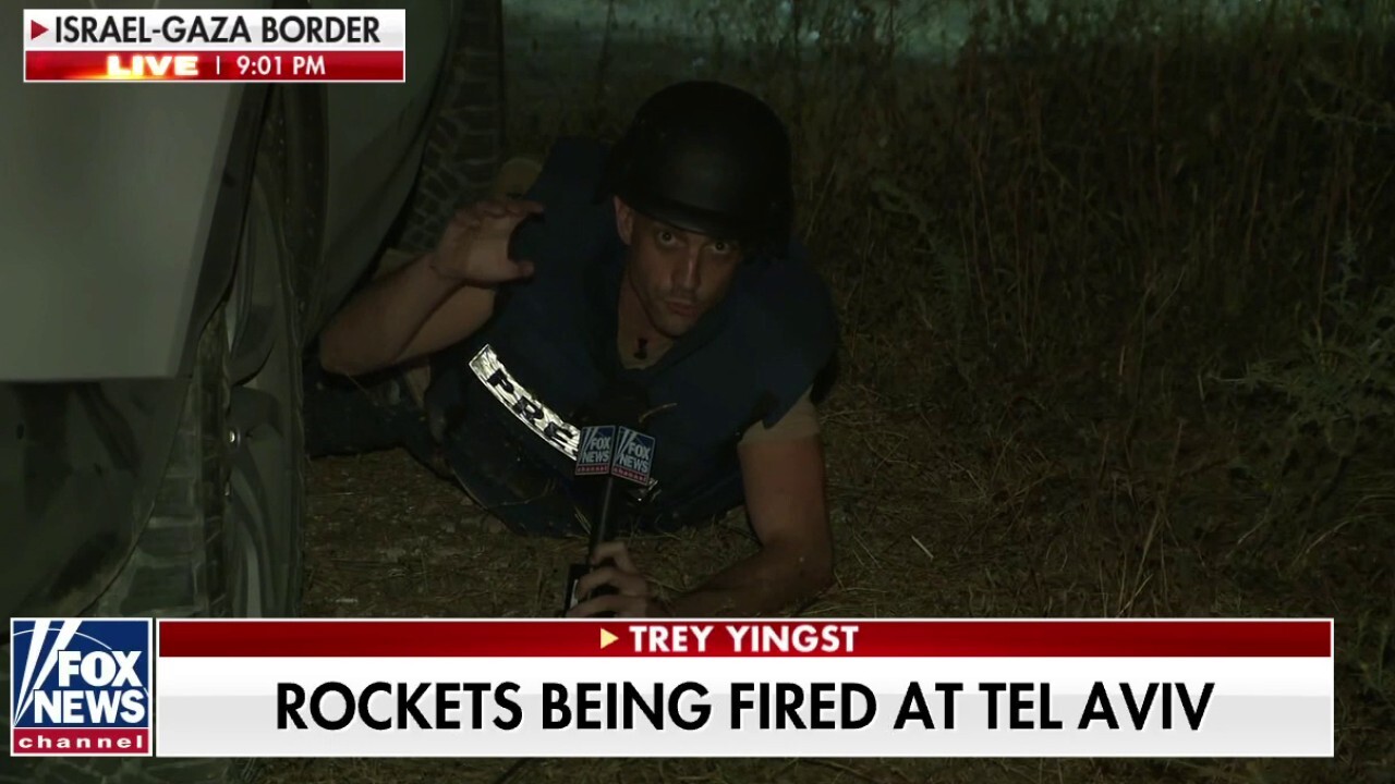 Rockets being fired at Tel Aviv