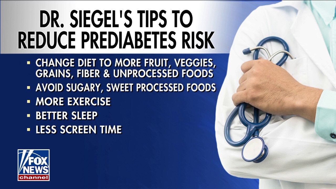 Dr. Siegel's tips for reducing risk of prediabetes 