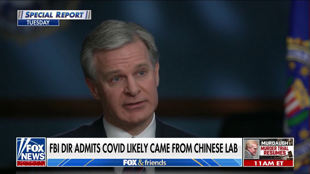 FBI director becomes latest to admit COVID likely leaked from Wuhan lab