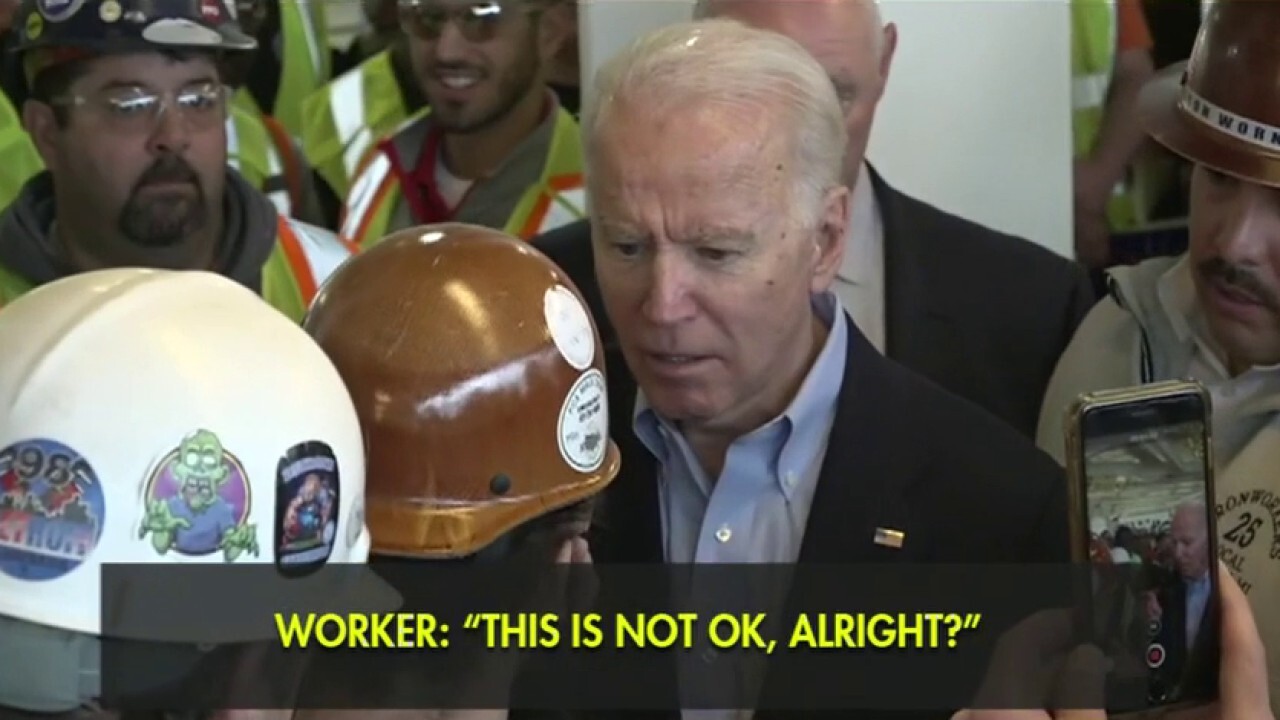 Joe Biden curses at Detroit voter during argument over gun control | On ...