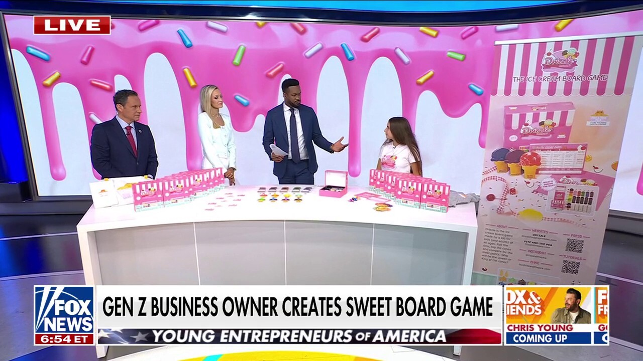 Gen Z business owner creates ice cream-inspired board game