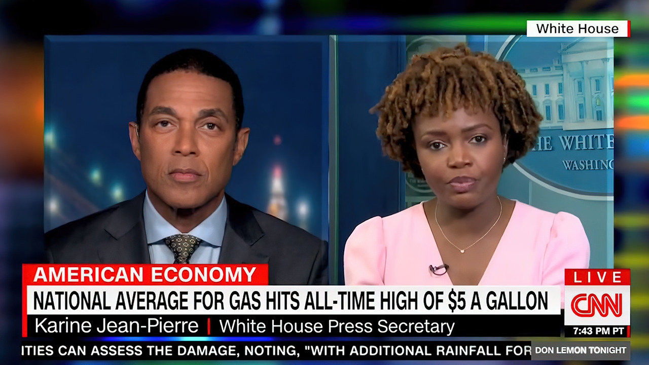 CNN’s Don Lemon presses WH press secretary Karine Jean-Pierre on inflation