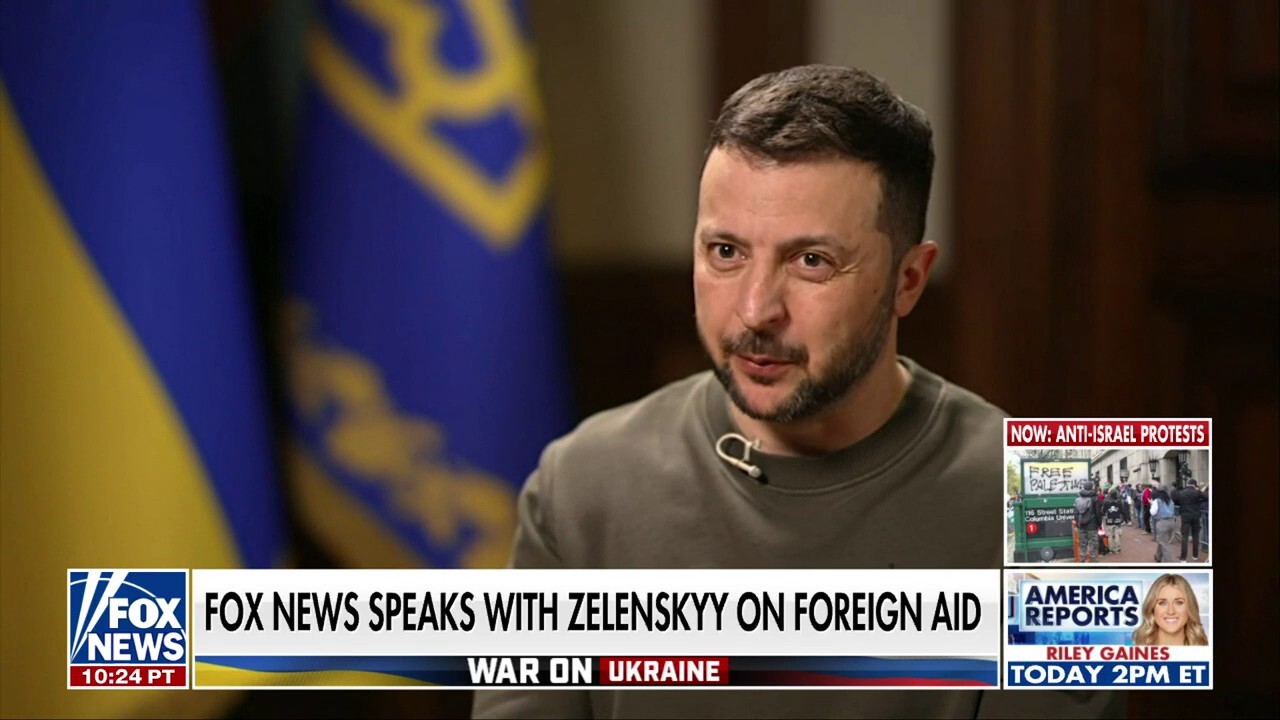 Fox News speaks with Zelenskyy on foreign aid: 'Thankful to people of America'