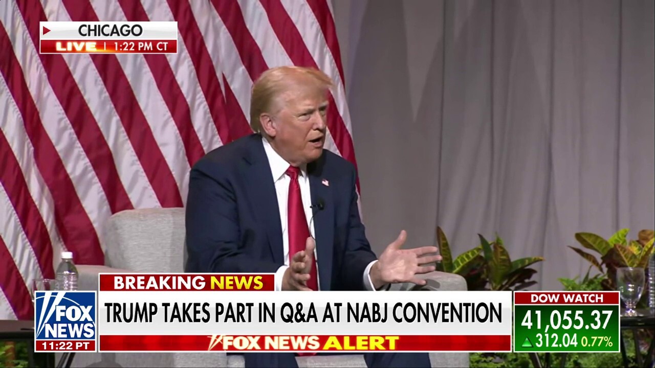 Trump fires off on 'bad equipment' at NABJ