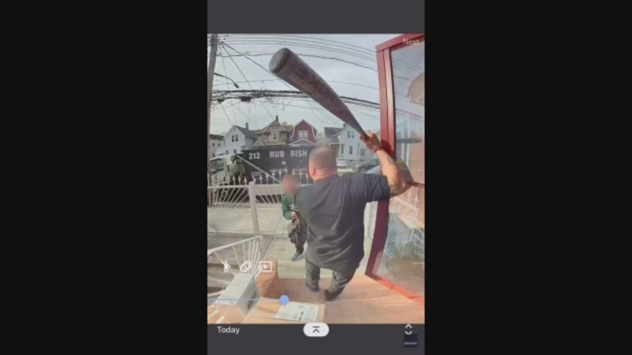 New York City man sets trap for porch pirates, runs out of his house with a bat