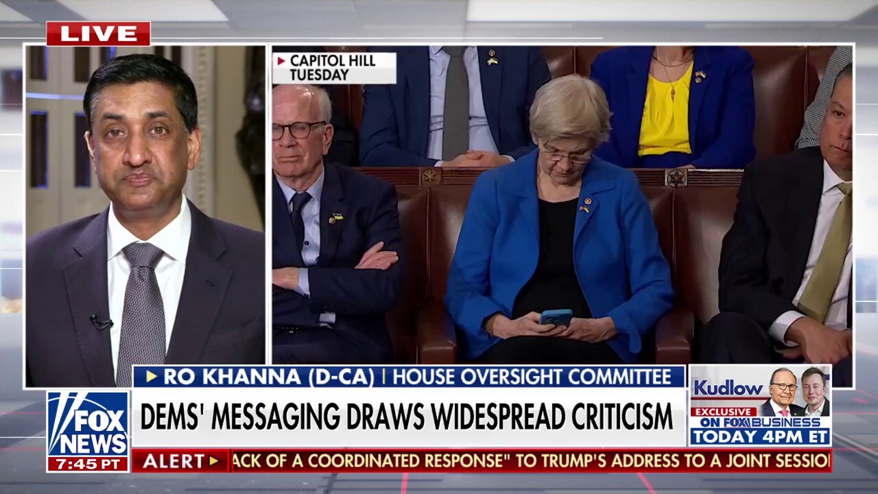 Rep Khanna says Democrats need to focus on their vision amid messaging criticism